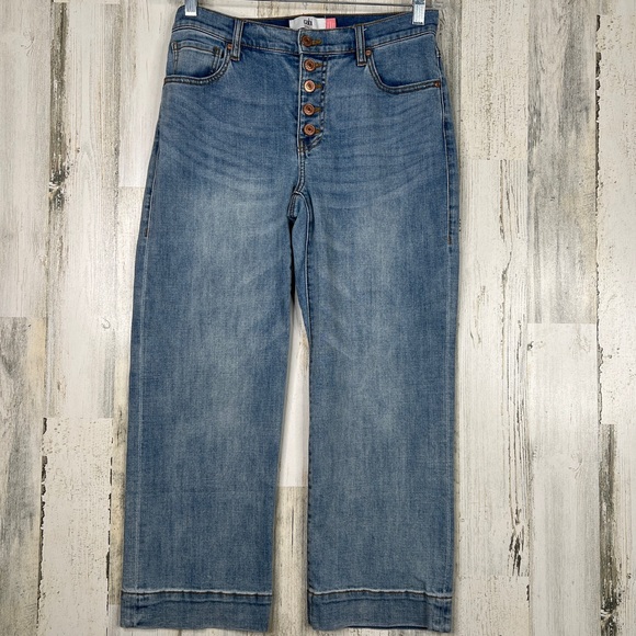 CAbi Palm Beach Crop Jeans Women's Size 6 Casual Contemporary - Picture 1 of 15